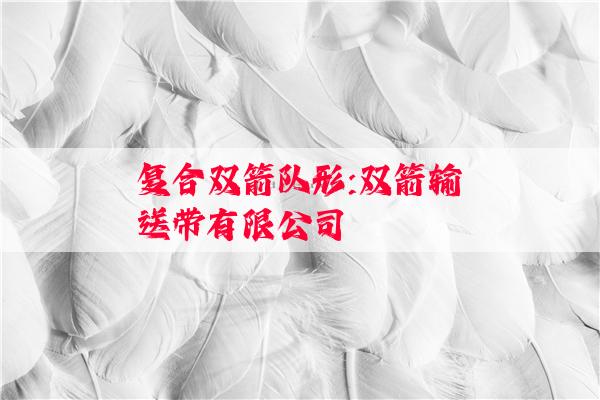 复合双箭队形:双箭输送带有限公司